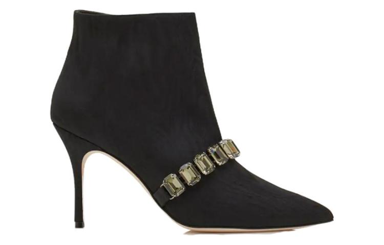 (W) Manolo Blahnik Ankle Boot 'Black Fashion CMFT' 圖 2