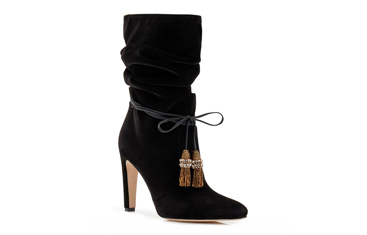 (W) Manolo Blahnik Ankle Boot 'Black Velvet' 圖 2