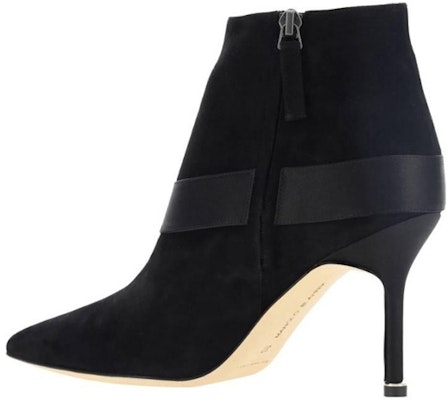 (Women) Manolo Blahnik Ankle Boot 'Black Zipper Stiletto' 223-1450-0015 Lookbook (Women) Manolo Blahnik Ankle Boot 'Black Zipper Stiletto' 223-1450-0015