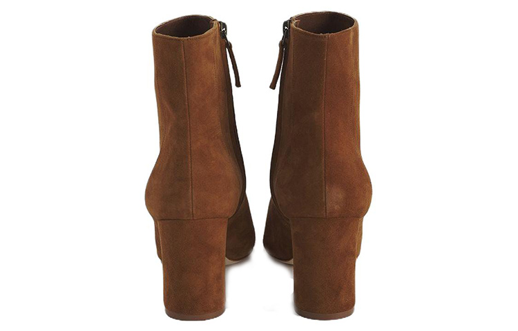 (W) Manolo Blahnik Ankle Boot 'Brown Leather Pointed Toe' 圖 4