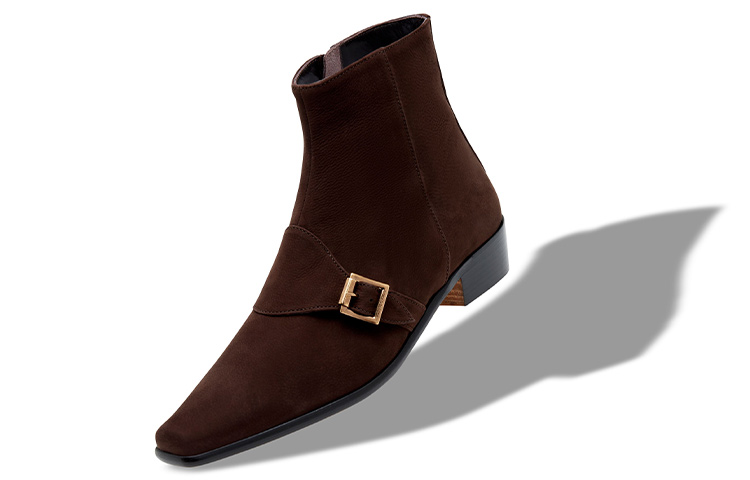 (W) Manolo Blahnik Ankle Boot 'Dark Brown Buckle' 圖 3