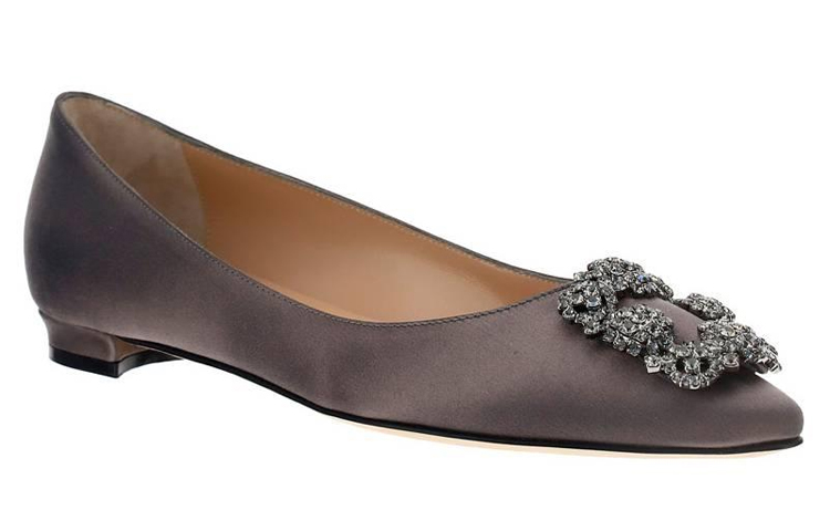 Order (W) 마놀로 블라닉 크리스탈 그레이 플랫 9XX-0348-0212