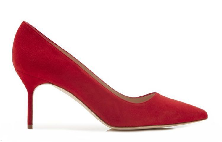 (W) Manolo Blahnik BB 70 'Red Suede Pointed Toe' 圖 2