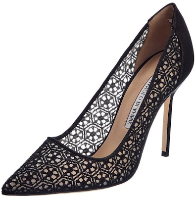 (Women) Manolo Blahnik BBla 'Black Pointed-Toe Stiletto' 422-1448-9750 Lookbook (Women) Manolo Blahnik BBla 'Black Pointed-Toe Stiletto' 422-1448-9750