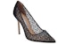 (W) Manolo Blahnik BBla 'Tumit Runcing Hitam' 422-1448-9750