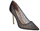 Shop (W) Manolo Blahnik BBla 'Tumit Runcing Hitam' 422-1448-9750