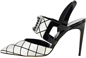 (Women) Manolo Blahnik Bimix 'Black and White' 32324739939 (Women) Manolo Blahnik Bimix 'Black and White' 32324739939