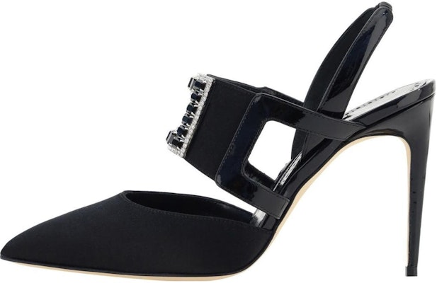 (Women) Manolo Blahnik Bimixpla 'Black Elegance' 323-2668-0015 Buy (Women) Manolo Blahnik Bimixpla 'Black Elegance' 323-2668-0015