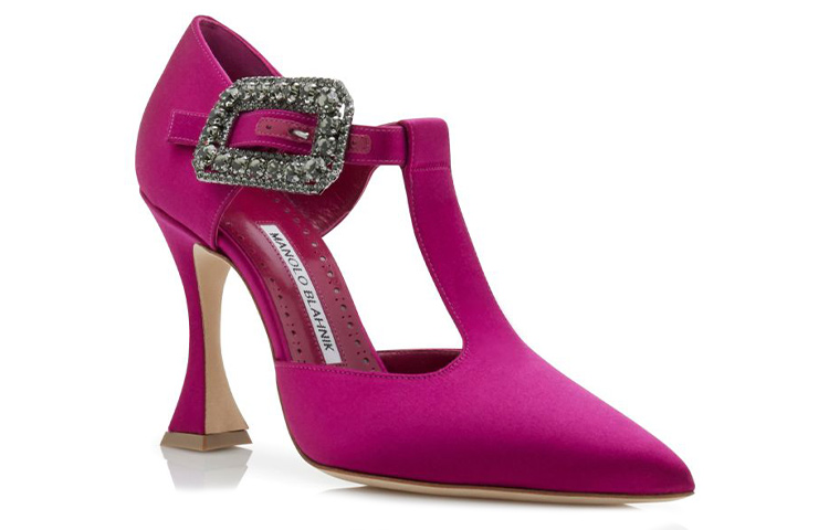 (W) Manolo Blahnik Buckle High Heel 'Purple' 圖 2