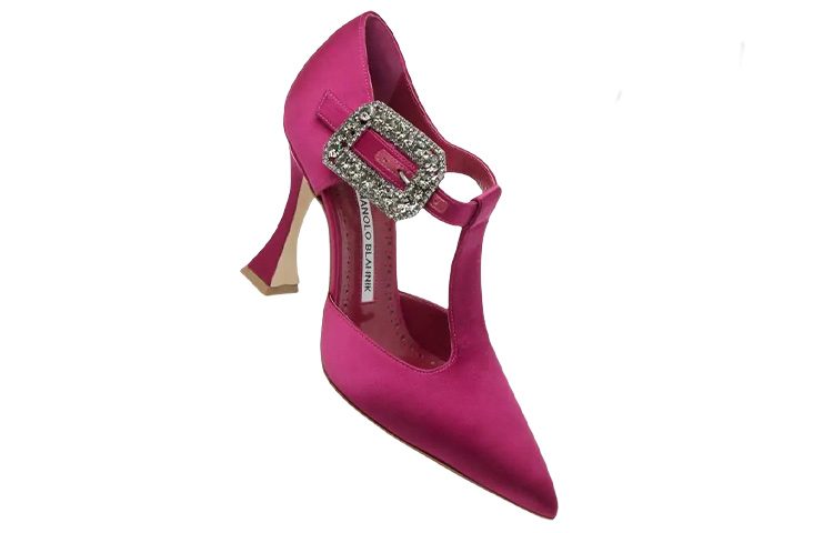 (W) Manolo Blahnik Buckle High Heel 'Purple' 圖 3