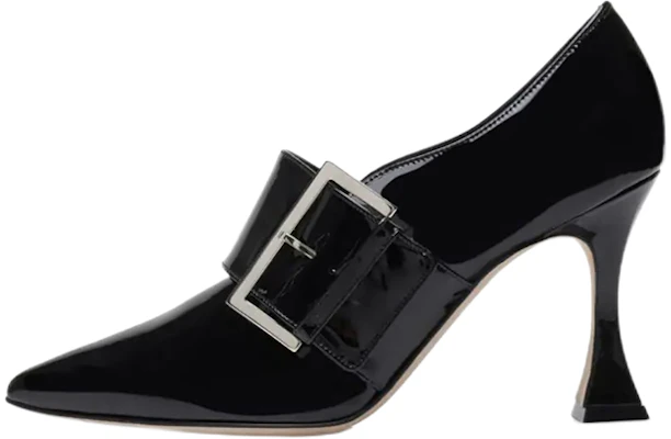 (W) Manolo Blahnik Tumit Tinggi Hujung Runcing 'Black Patent' Dengan Gancu 322-2180-0001 Buy (W) Manolo Blahnik Tumit Tinggi Hujung Runcing 'Black Patent' Dengan Gancu 322-2180-0001