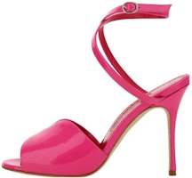 (Women) Manolo Blahnik Buckle Round Toe Slide 'Pink Fashion' 123-2189-6713 (Women) Manolo Blahnik Buckle Round Toe Slide 'Pink Fashion' 123-2189-6713