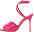 Buy (W) Manolo Blahnik Calzatura Donna Punta Tonda con Fibbia ''Pink Fashion'' 123-2189-6713