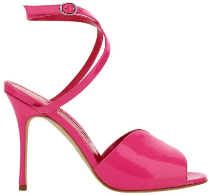 (Women) Manolo Blahnik Buckle Round Toe Slide 'Pink Fashion' 123-2189-6713 Order (Women) Manolo Blahnik Buckle Round Toe Slide 'Pink Fashion' 123-2189-6713