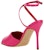 (W) Manolo Blahnik Gelangsar Hujung Bulat 'Pink Fashion' 123-2189-6713