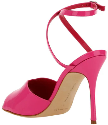 (W) Manolo Blahnik Calzatura Donna Punta Tonda con Fibbia ''Pink Fashion'' 123-2189-6713 Shop (W) Manolo Blahnik Calzatura Donna Punta Tonda con Fibbia ''Pink Fashion'' 123-2189-6713