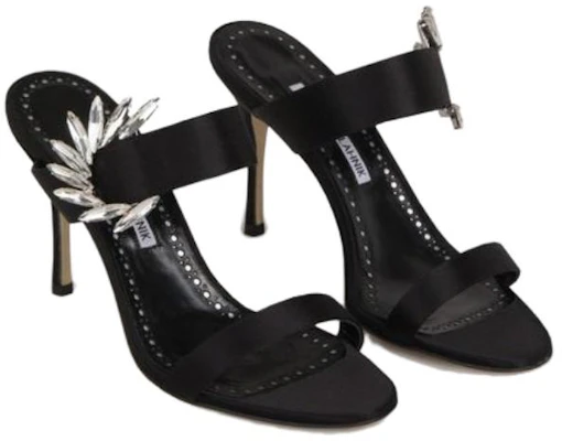 (W) Manolo Blahnik Sepatu Slide Hak Tinggi Kulit Anak Sapi 10cm 'Black Fashion Mule' 123-2154-0015 Lookbook (W) Manolo Blahnik Sepatu Slide Hak Tinggi Kulit Anak Sapi 10cm 'Black Fashion Mule' 123-2154-0015