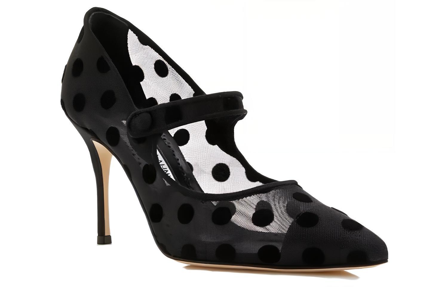 (W) Manolo Blahnik Camparimesh 'Black Stiletto' 圖 3