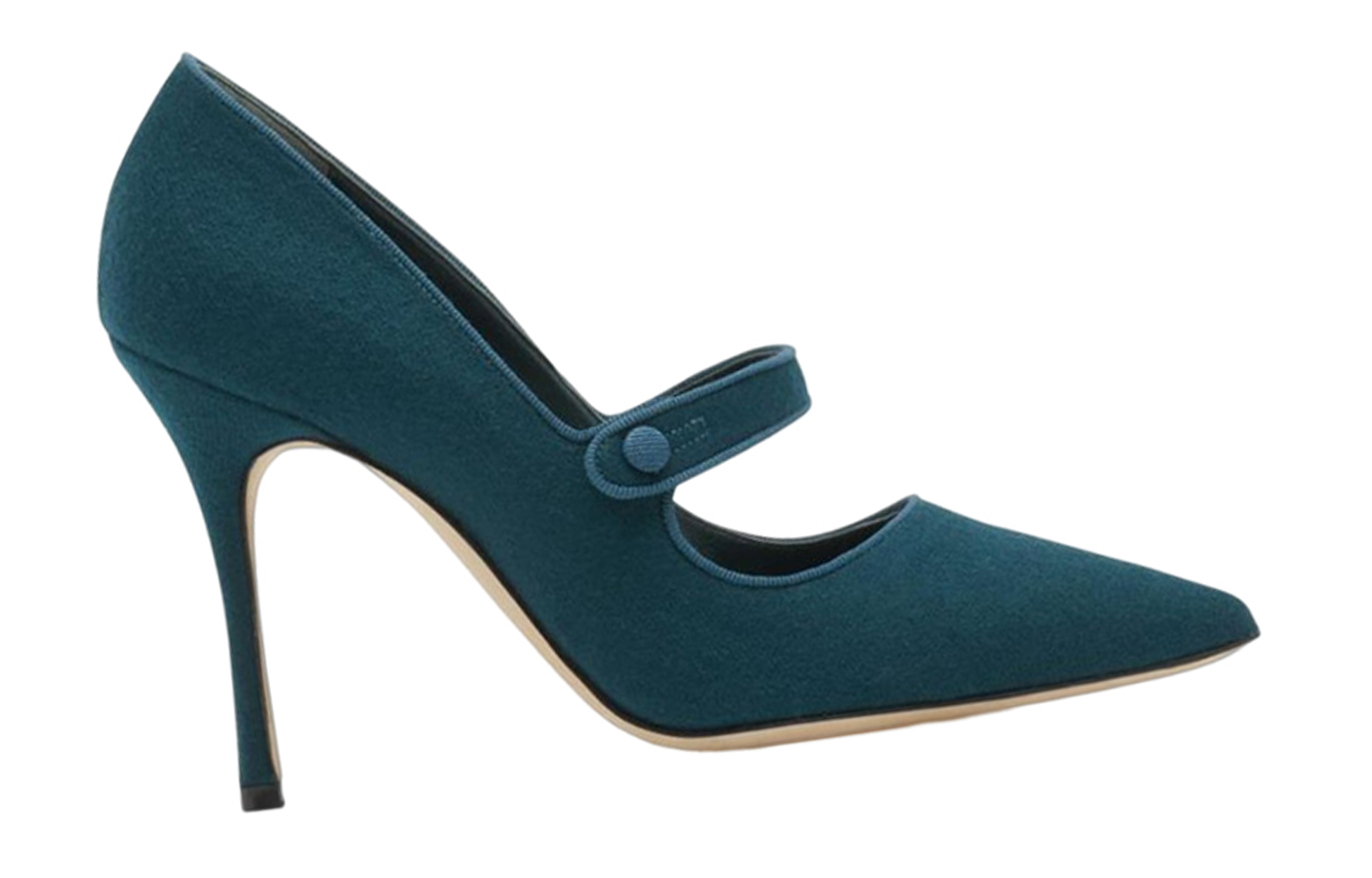 (W) Manolo Blahnik Camparinew 'Navy Wool' 圖 2