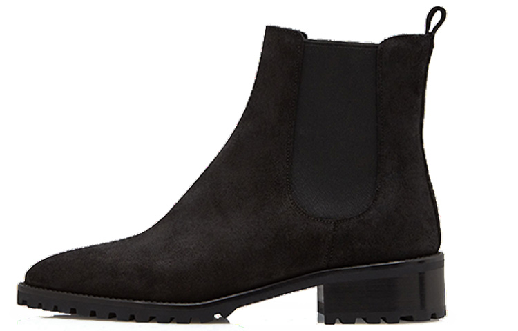 (Women) Manolo Blahnik Chelsea Boot 'Black Suede' 321-1812-0001
