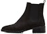 (W) But Chelsea Berbulu Hitam Manolo Blahnik 321-1812-0001
