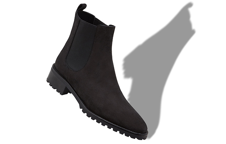 Lookbook (Women) Manolo Blahnik Chelsea Boot 'Black Suede' 321-1812-0001
