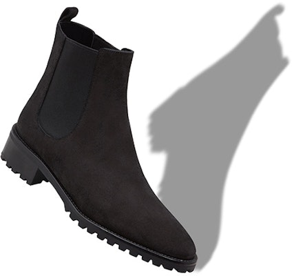 (Women) Manolo Blahnik Chelsea Boot 'Black Suede' 321-1812-0001 Lookbook (Women) Manolo Blahnik Chelsea Boot 'Black Suede' 321-1812-0001