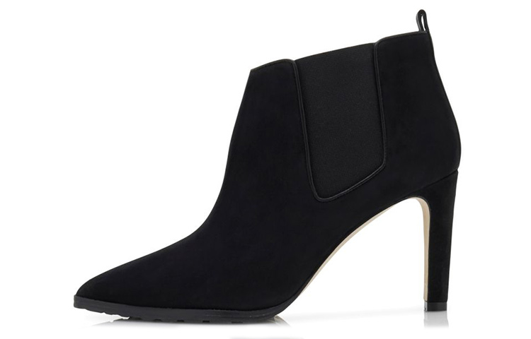 (Women) Manolo Blahnik Chelsea Boot 'Black Velvet' 322-2349-0004