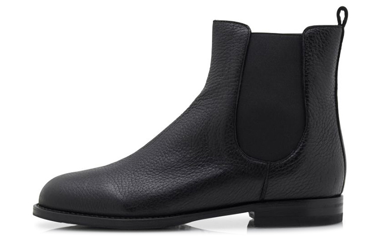 (Women) Manolo Blahnik Chelsea Boots 'Black Leather' 319-0905-0002