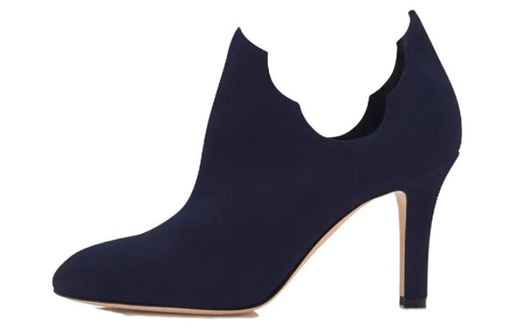 (Women) Manolo Blahnik Dembeba 'Blue Velvet' 323-2450-0001