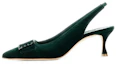 Buy (W) Manolo Blahnik Dolores Slingback Tacones 'Verdes' 3190991-3011