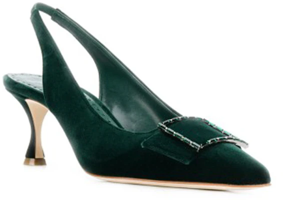 (W) Manolo Blahnik Dolores Slingback Tacones 'Verdes' 3190991-3011 Order (W) Manolo Blahnik Dolores Slingback Tacones 'Verdes' 3190991-3011