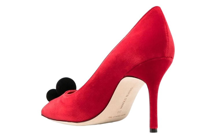 Lookbook (W) マノロブラニク レディース フェイクスエード スリッポン スティレット 'レッドファッション' 322-2334-6208 322-2334-6208