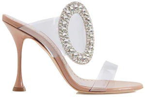 Order (W) Manolo Blahnik Fibionabi ''Kristallen Gesp Beige'' 421-1166-0001