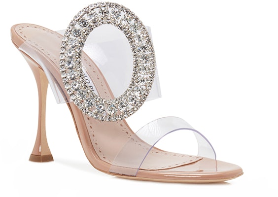 (Women) Manolo Blahnik Fibionabi 'Crystal Buckle Beige' 421-1166-0001 Lookbook (Women) Manolo Blahnik Fibionabi 'Crystal Buckle Beige' 421-1166-0001