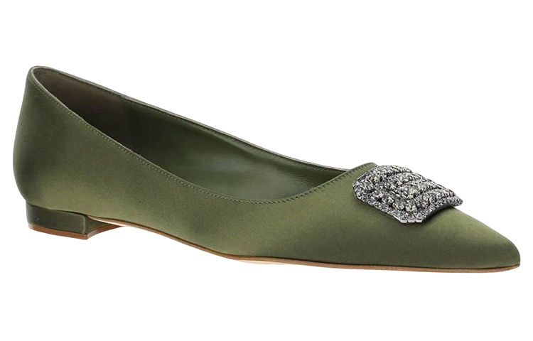 (W) Manolo Blahnik Flat 'Fashion Green' 圖 2
