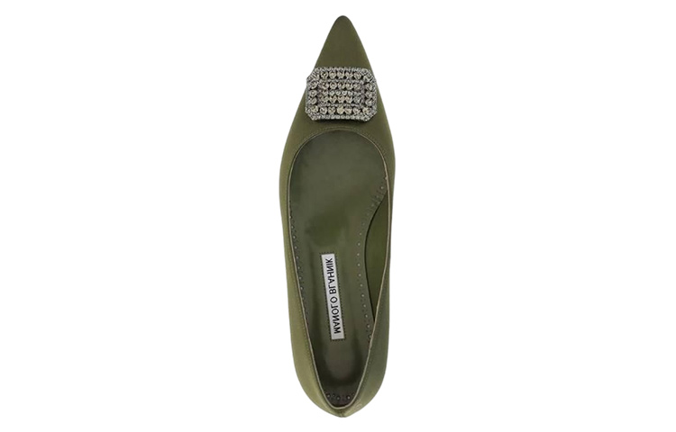 (W) Manolo Blahnik Flat 'Fashion Green' 圖 4