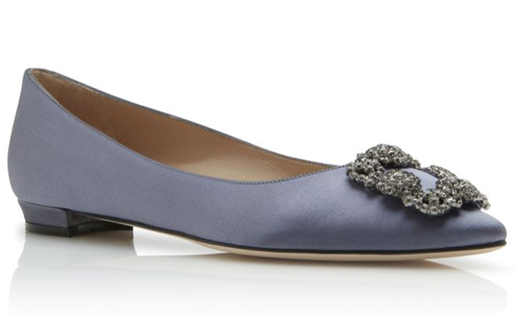 (W) Manolo Blahnik Flat 'Grey Calfskin' 圖 3