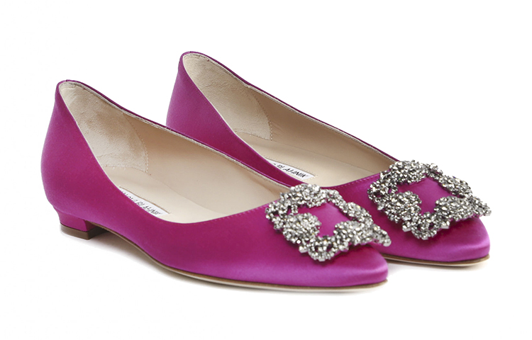 (W) Manolo Blahnik Flat 'Purple Red' 圖 2