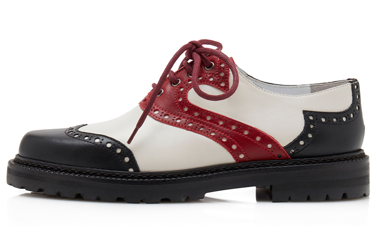 (Women) Manolo Blahnik Flat Lace-Up 'Black Calfskin' 421-1100-0001