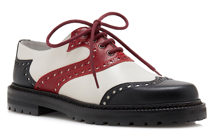 (W) Manolo Blahnik Flat Lace-Up 'Black Calfskin' 圖 3