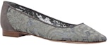 Order (W) マノロブラニク フラット レース ポインテッド「グレー」女性用 418-0279-0001