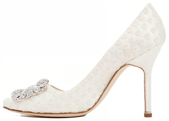 (W) Manolo Blahnik Hangisi 105 'Satin Putih' 122-2036-YEMB Buy (W) Manolo Blahnik Hangisi 105 'Satin Putih' 122-2036-YEMB