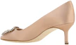 Shop (W) Manolo Blahnik Hangisi 5cm高跟鞋 '施华洛世奇水晶扣粉色' 9XX-0666-2613