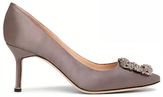 Order (W) Manolo Blahnik Hangisi 70 '舒适多功能灰色高跟鞋' 9XX06620054