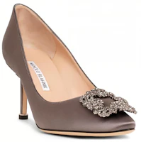 Lookbook (W) Manolo Blahnik Hangisi 70 '舒适多功能灰色高跟鞋' 9XX06620054
