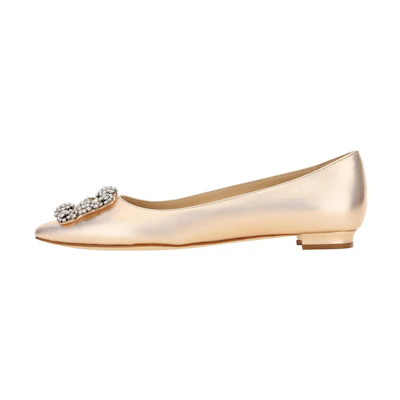 (W) Manolo Blahnik Hangisi 'Beige'