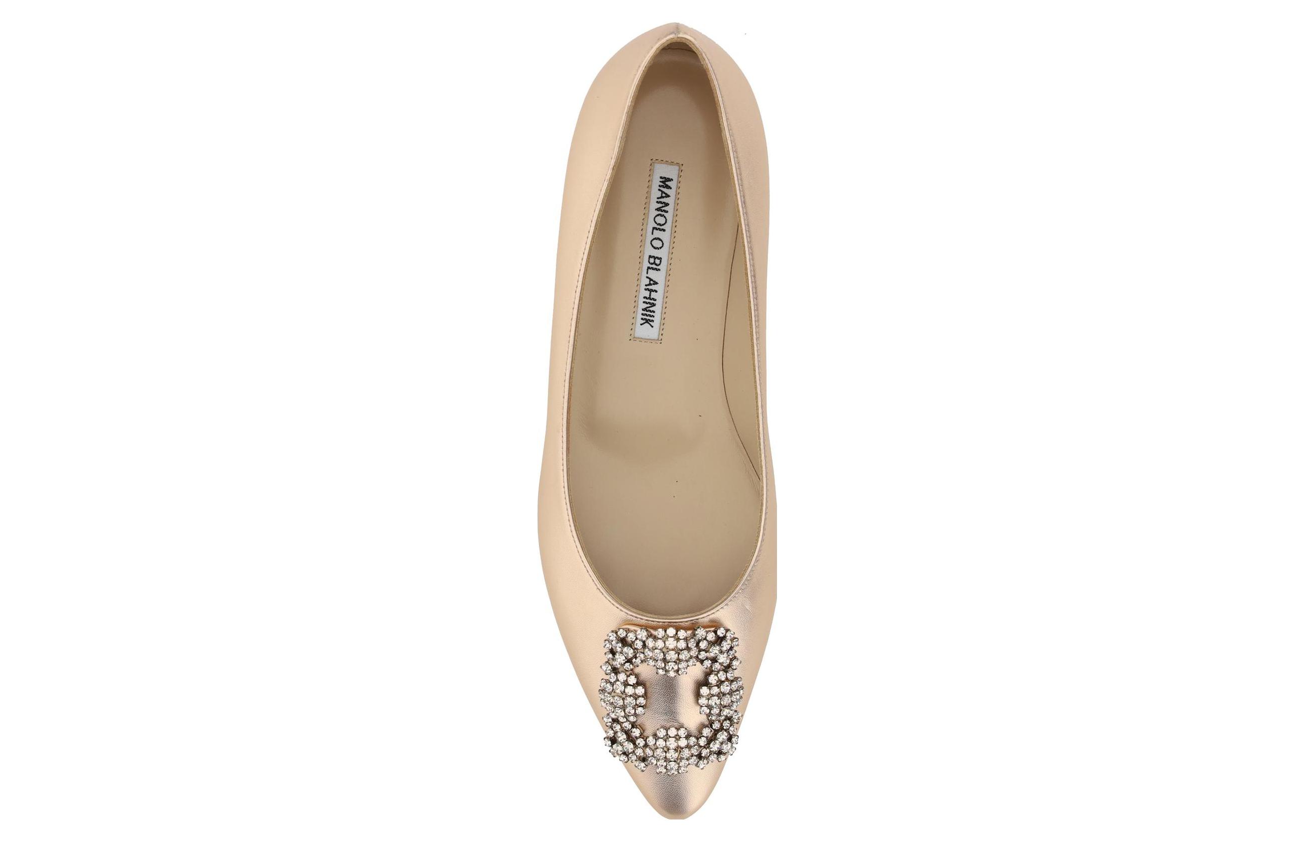 Shop (Women) Manolo Blahnik Hangisi 'Beige' 223-1495-2266