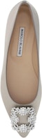 Shop (W) Manolo Blahnik Hangisi 'Flat Beige' Sepatu Wanita 9XX-0347-0502