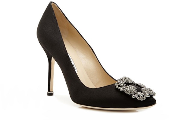 (W) Manolo Blahnik Hangisi 'Black Crystal Buckle' - Gesper Kristal Hitam 9XX-0664-0033 Lookbook (W) Manolo Blahnik Hangisi 'Black Crystal Buckle' - Gesper Kristal Hitam 9XX-0664-0033
